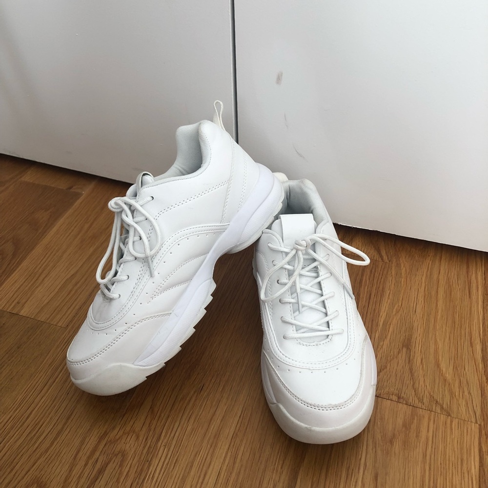 White Platform Sneakers